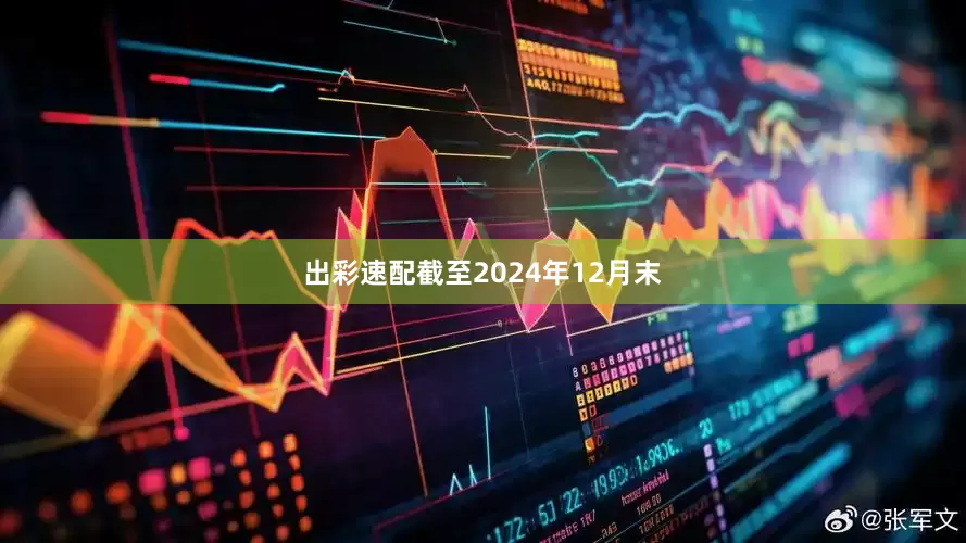 出彩速配截至2024年12月末