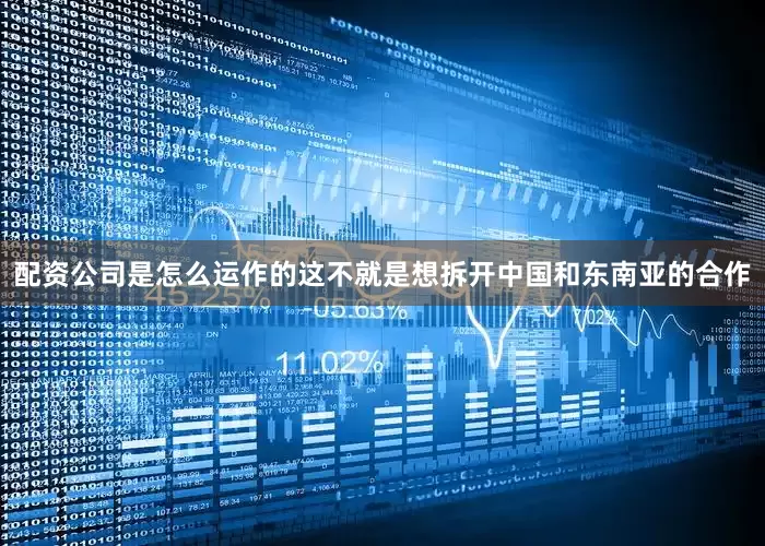 配资公司是怎么运作的这不就是想拆开中国和东南亚的合作